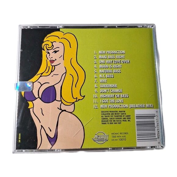 Free Bass CD 1990s Mixtape Micmac Records Funky Bass Compilation - Rare - Picture 2 of 3